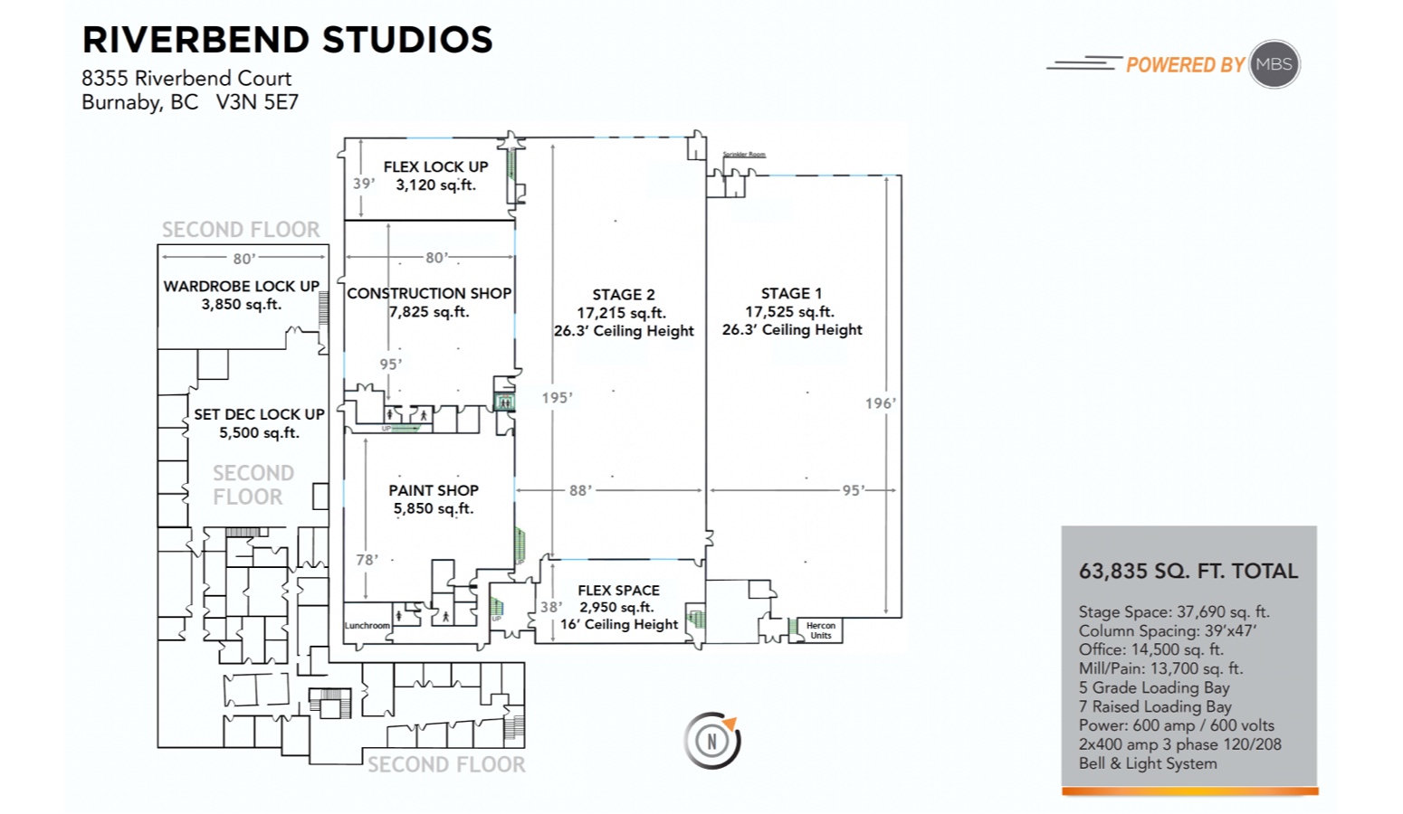 Riverbend Studios Floorplan - MBS Group