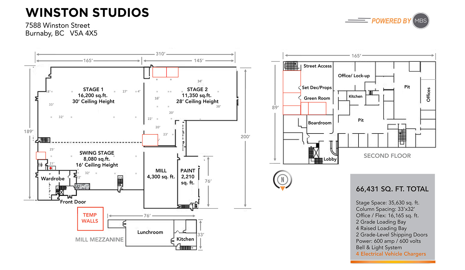 Winston Studio Floorplan - MBS Canada