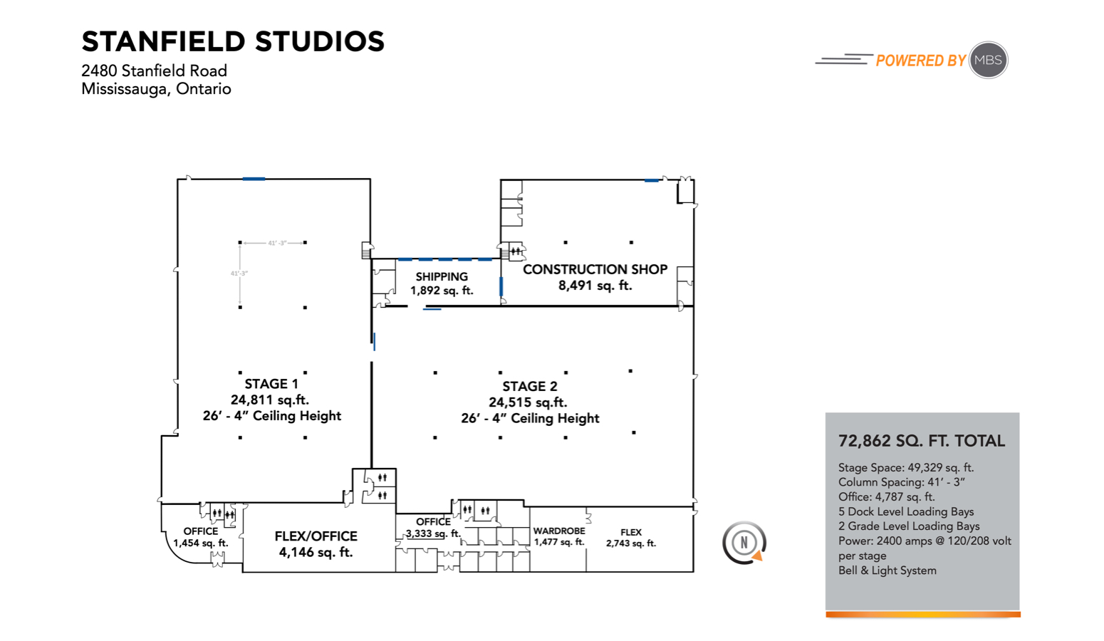Stanfield Studios Floorplan - MBS Canada