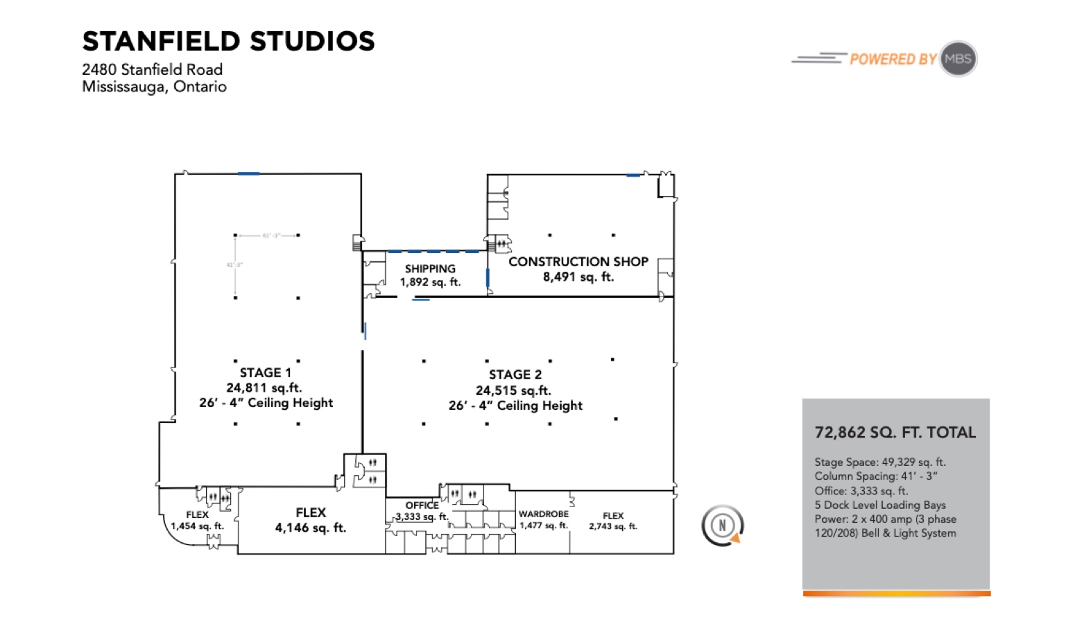 The MBS Group Stanfield Studios Floor Plan